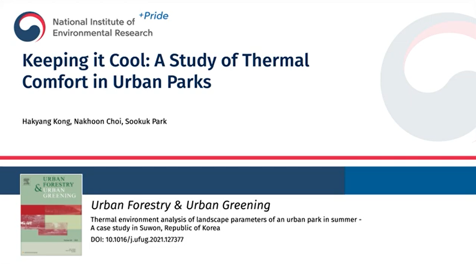 Keeping it Cool: A Study of Thermal Comfort in Urban Parks